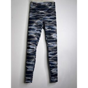 Lululemon Wunder Under Coast Camo Deep Navy Leggings Pants SZ 6